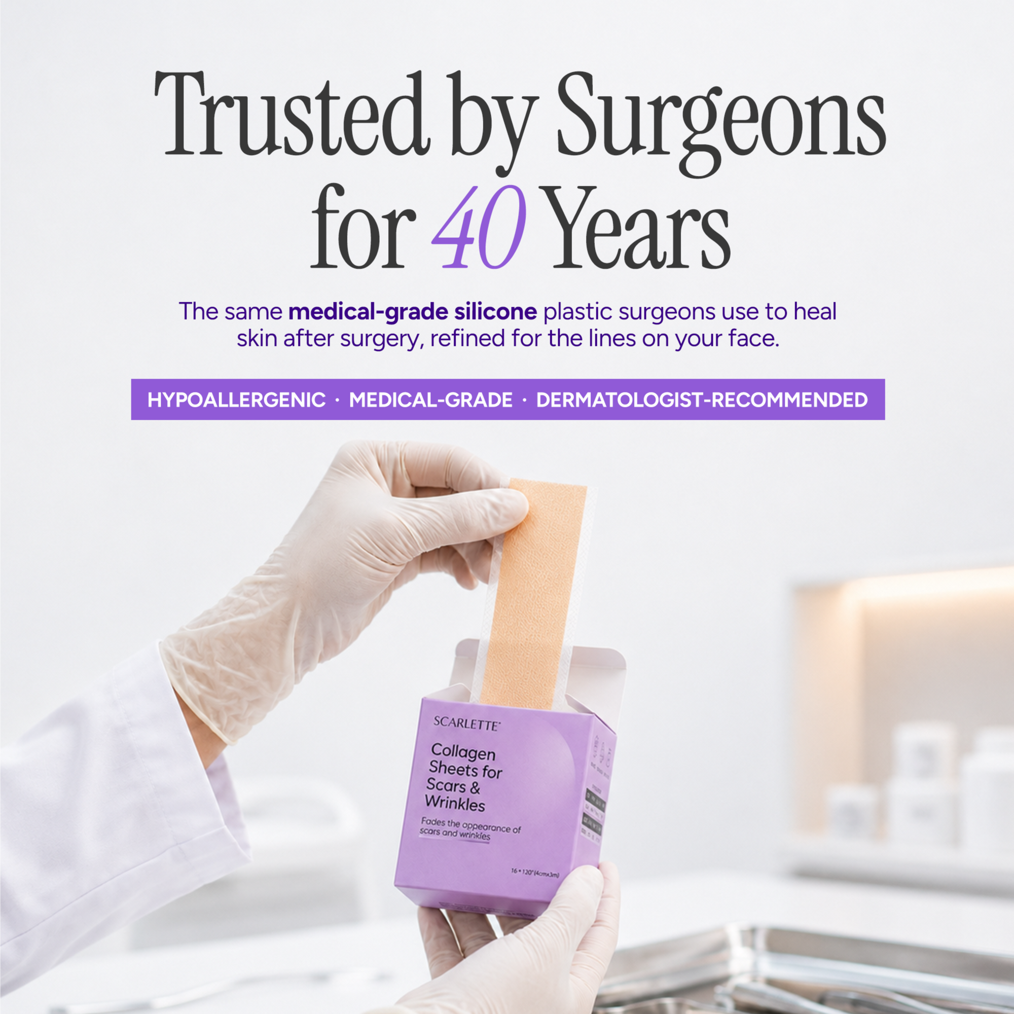 Scarlette™ Silicone Collagen Sheets